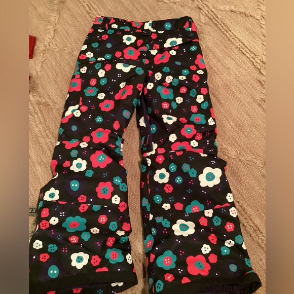NWOT BURTON GIRLS ELITE CARGO FLORAL DESIGN SNOW PANTS SZ. XS - Picture 6 of 13